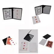 Magic Trick " Optical Wallet " Melting Blank Card Gimmick Close Up Illusion T3