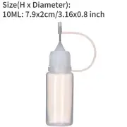 20X Needle Tip Cover Liquid Precision Squeeze Dropper Plastic Bottles Dispenser