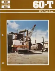Bucyrus Erie 60-T 60-Ton Truck Crane brochure