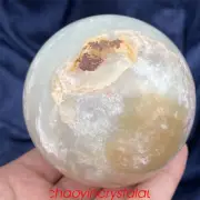 1.21LB Natural amazonite ball quartz crystal sphere 74mm reiki healing XQ870