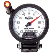 Auto Meter 7590 Phantom II Mini Tachometer Gauge 3 3/4" 10000RPM w/ Shift Light