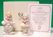 LENOX HAPPY and BASHFUL SALT & PEPPER set Snow White -- -- - NEW in BOX with COA