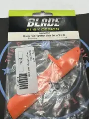 Blade. BLH39070R Orange Fast Flight Main Blade Set: mCP X BL