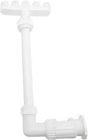 Pool Fountain, Practical PVC Material Pool Fountain 5 Nozzles Adjustable Height Swimming Pool Waterfall Sprinkler for Fish Pond Garden