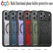 Phone Case For iPhone 16 15 14 Pro Max iPhone 15 14 Pro Max iPhone 13 12 Pro Max Mini Bumper Frame for Women Girl Kickstand Shockproof TPU Acrylic PC