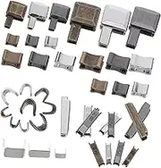 FONDOTIN 1 Set Zipper Repair Kit for Jackets Metal Zipper Accessories and Fixer Tool for Clothing Bags Tents and Luggage