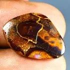 11.00 ct Fancy Cabochon (22 x 16 mm) Multi Australian Koroit Boulder Opal
