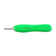 Kit of Scalpel Handle #5 Green Color & Sterile Pack Blades #10