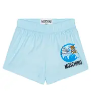 [Moschino Kids] Moschino Kids Baby printed swim trunks M 36 blue