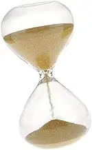 Golden Sand Hourglass 3Min Sand Timers Glass Measures Home Desk Decor Hourglass Sand Clock Timer Time Counter Timer Hourglass Sandglass Cooking Timer Game Time Count Cooking Accessory-