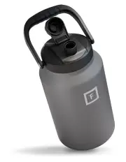 [Iron Flask] Bottle With Spout Lid 128oz/3800ml in Charcoal