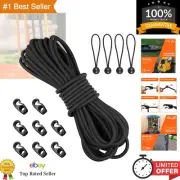 Elastic Rope,Bungee Straps,Kayak Elastic Cord,Marine Grade Shock Cord Ends,Ka...