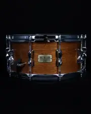 Tama 14"x 6.5" SLP Hickory Snare Drum, Gloss Natural Elm