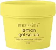 Green Velly Beauty Gel Scrub, Face Makeup, Lemon, 80gm
