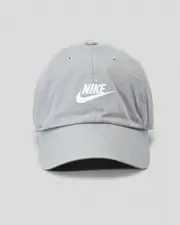 [Nike] Nike Men's Futura Wash Club Cap in Particle Grey/White Size Medium/Large M/L Particle Grey/White