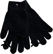 [JINZIJINYU] Ladies Knitted Glove Winter Bowknot Gloves Women Cycling Touch Screen Five Finger Cycling Ski Gloves