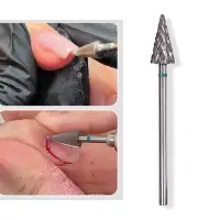 在飛比找蝦皮購物優惠-舒適的專業鎢鋼鑽頭指甲藝術電動修腳修指甲必備工具,用於 DI