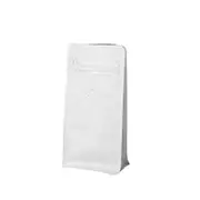 100X Stand Up Pouches Mylar Foil Bag Heat Seal Food Grade Zip Lock Bag White