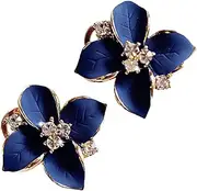 [LAXTO] Earring Hoop,Nose Lip Rings,Stud Earrings,Fashion Earrings for Women, Women Earrings Camellia Earrings Hand Carved Flower Earrings Protective Healing Crystal Earrings Needle Shaped Earrings for Famili