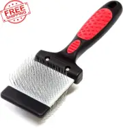 Ryan'S Pet Supplies Paw Brothers Double Sided Soft Flex Slicker Brush, Professio