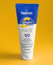 Coppertone SPORT Mineral Face Lotion Broad Spectrum SPF 50 Sunscreen 2.5oz New