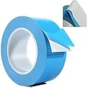 Thermal Tape, 25 m x 20 mm Double-Sided Thermal Adhesive - Kapton Tape for Heatsink, CPU, GPU - Heat Resistant & Conductive - Perfect for Electronics & PC Components