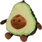 Warmies Plush Avocado Microwavable Weighted Teddy with French Lavender Scent, Hot or Cold Wheat Bag for Cool Relaxation and Warm Relief