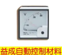 在飛比找Yahoo!奇摩拍賣優惠-【益成自動控制材料行】Gikoka DC V電表 PM96