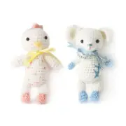 Mouse & Chicken Crochet Doll Handmade Amigurumi Plush Toy VAC