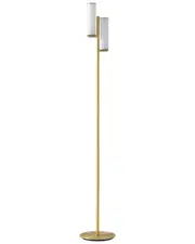 BRIGHTECH Gemini Brass LED Floor Lamp