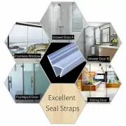 High Performance 2M Seal Strip for Shower Screen Door H Shape Multiple Sizes