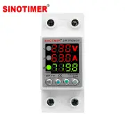 220V 40A/63A Adjustable Voltage Relay with Over Under Voltage Protection Over Current Limit Precision Wattmeter Energy M