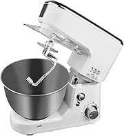 Stand Mixer, 5 Qt Dough Mixers kitchen electric stand mixer with Dough Hooks, Beater, Whisk, Egg white separator, Scraper, Bowl,6 Speed cake mixer for Baking