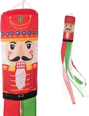 Madrona Brands Christmas Nutcracker Windsock 48 Inch Durable Outdoor Decor