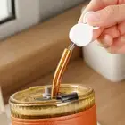4pcs Hangable Bottle Cleaner Brush Set Hard Bristles Teapot Mouth Brush Cup