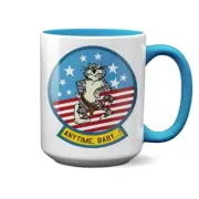 F-14 Tomcat Anytime Baby Light Blue 15oz Mug