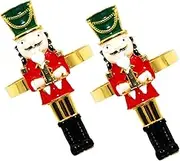 ABOOFAN 2pcs Christmas Nutcracker Napkin Holders for Holiday Table Decor Elegant Napkin for Parties Reusable and Sturdy Design Creative Table Accessories