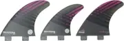 Shapers Surfboard Fins - Carbon Flare Series - Carvn Model Thruster Fins - Small