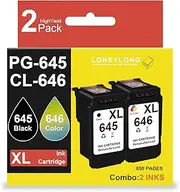 645XL 646XL Compatible Ink Cartridge Replacement for Canon Pixma MG2965 MG2460 MG2560 MG2960 MG3060 MX496 TR4560 TS3160 TS3360 TS3165 TS3166 Printer