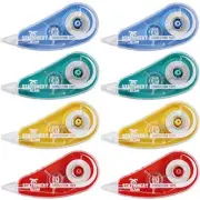 8 Pack White Out Correction Tape Easy To Use Applicator for Instant Corrections