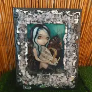 A4 Handmade Crystal Gemstone Journal -Diary-Notebook with Rose Quartz