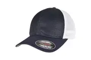 Flexfit Unisex Adult Omnimesh Mesh Two Tone Cap (Navy/White) - UTRW8069