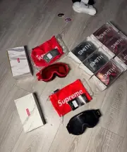 SUPREME SMITH Ski Snowboard Goggles Dirt Bike ATV Off-road SXS FW15 Red Black