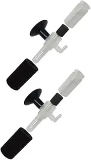 HONITANO 2pcs Professional Submersible Filter Fish Aquarium Filters Tank Air Small Sponge Filter Mini Power Filter Household Filter Machine Black Plastic