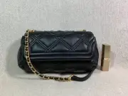 NEW Tory Burch Black Fleming Soft Convertible Mini Bag $428