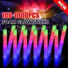 100/200/300/500/1000PCS Flashing Foam Stick LED Flashing Glow Sticks Bulk Revel