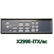 For ASRock X299E-ITX/ac I/O Shield Back Plate BackPlates Blende Bracket