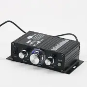400W 12V 2 Channels Powerful Stereo Audio Power Amplifier HiFi Bass Amp Car Home