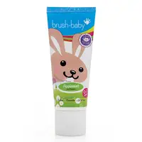在飛比找PChome24h購物優惠-英國brush-baby貝寶兔木糖醇牙膏(50ml/0-3歲