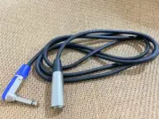 3 Pin XLR Male to Right Angle 1/4" TS Unbalanced Mono Cable Custom Length, Color